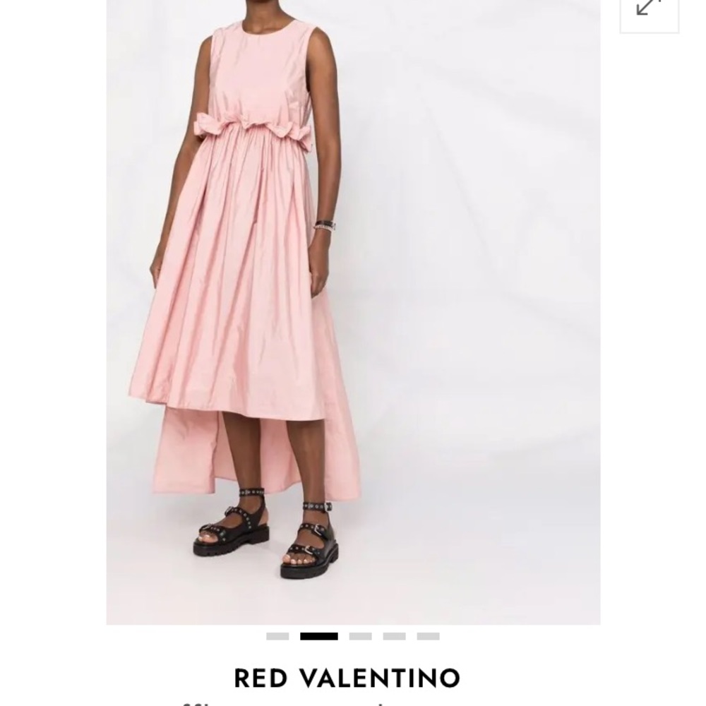 RED Valentino Pink High Low Dress